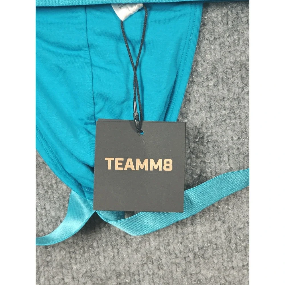 TEAMM8 ICON Modal Jock Quick Dry Low-Rise Jockstrap Size Small Azure Blue